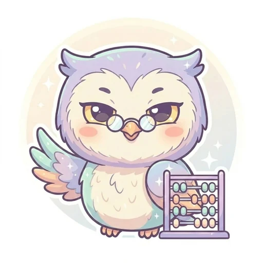 Owly, the math whiz